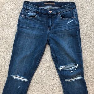 Joe’s Skinny Ankle Distressed Jeans